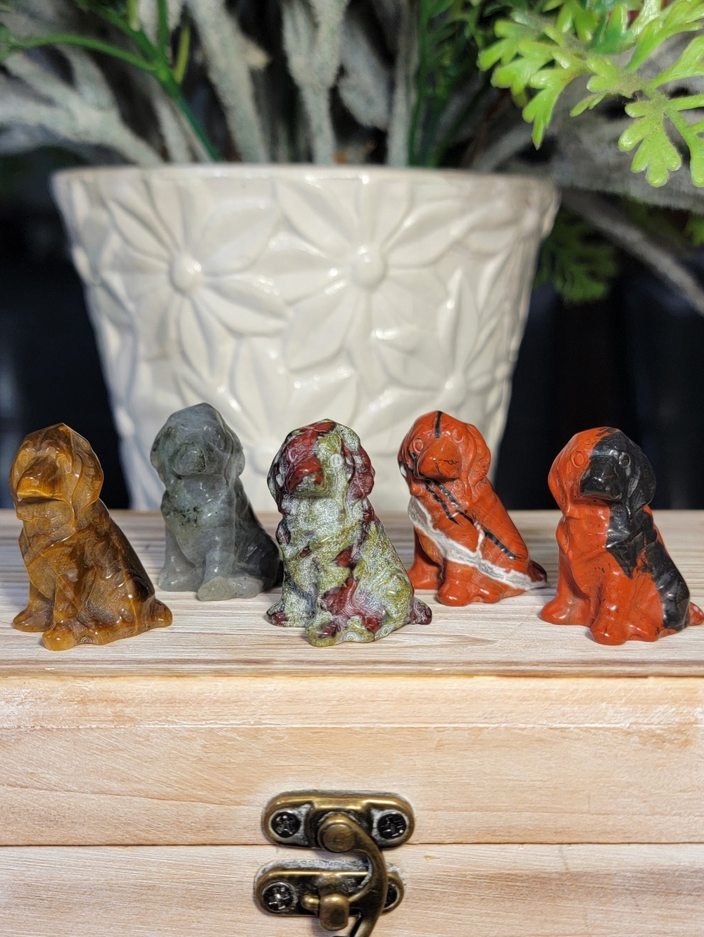 NEW 1.42" TIGER'S EYE LABRADOR